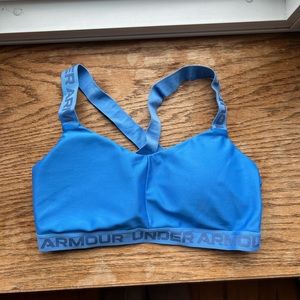 Blue under Armour sports bra